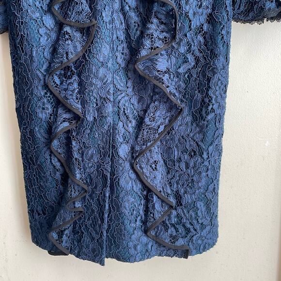 Alexis Mariette Dress in Navy Lace - Picture 9 of 16